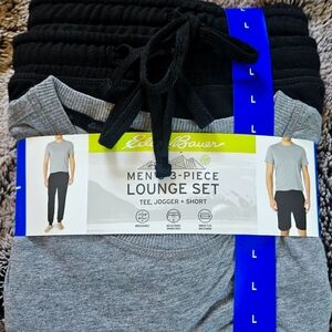Eddie Bauer, Men's 3 Piece Lounge Set, Size Large